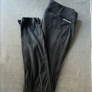 Columbia Black Fleece Leggings